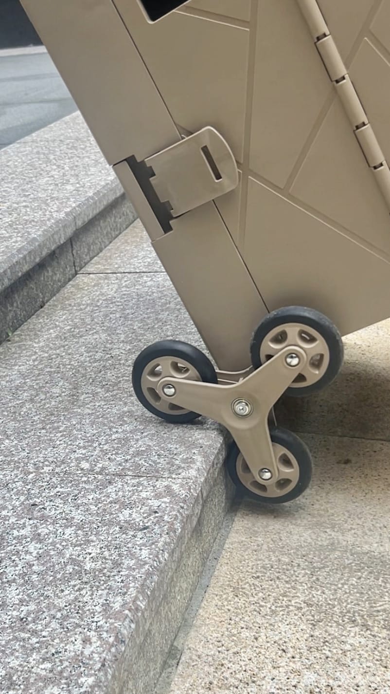 《 旅遊必備購物車 》青禾坊 特仕四輪餐桌Pro版拉拉車/折
